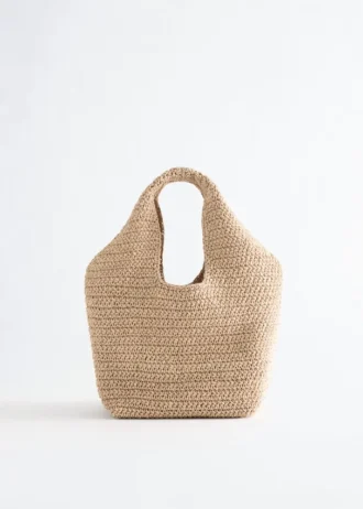 Mini-veske av papirstrå