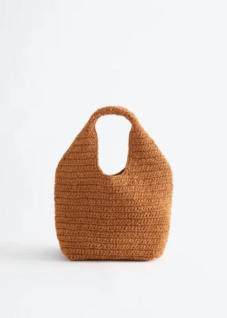 Mini-veske av papirstrå