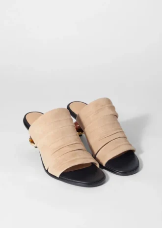 Mules med perledekor Mules med perledekor