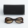 Ovale solbriller i cat-eye-stil Ovale solbriller i cat-eye-stil