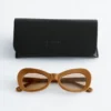 Ovale solbriller i cat-eye-stil Ovale solbriller i cat-eye-stil