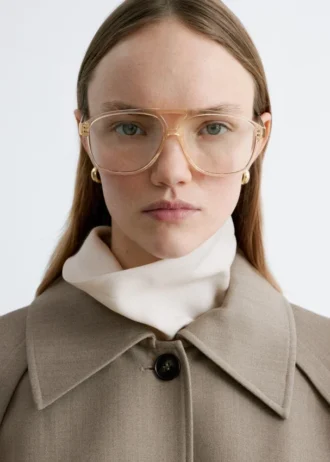 Oversized Aviator-solbriller
