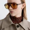 Oversized Aviator-solbriller Oversized Aviator-solbriller