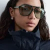 Oversized Aviator-solbriller Oversized Aviator-solbriller
