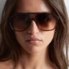 Oversized Aviator-solbriller Oversized Aviator-solbriller