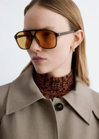 Oversized Aviator-solbriller Oversized Aviator-solbriller