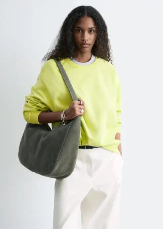 Oversized bomulls-jersey-genser