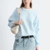 Oversized bomulls-jersey-genser
