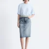 Oversized bomulls-T-skjorte Oversized bomulls-T-skjorte