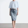 Oversized bomulls-T-skjorte Oversized bomulls-T-skjorte