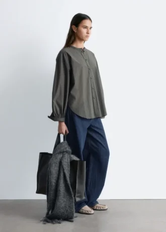 Oversized bomullsskjorte
