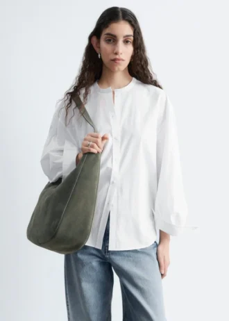Oversized bomullsskjorte
