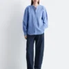 Oversized bomullsskjorte