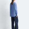 Oversized bomullsskjorte