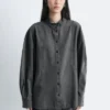 Oversized denimbluse Oversized denimbluse