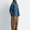 Oversized denimbluse Oversized denimbluse