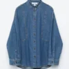 Oversized denimbluse Oversized denimbluse