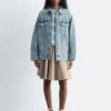 Oversized denimjakke