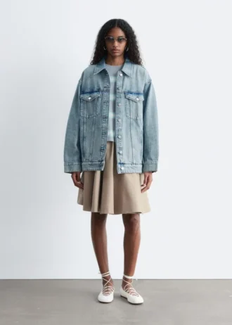 Oversized denimjakke