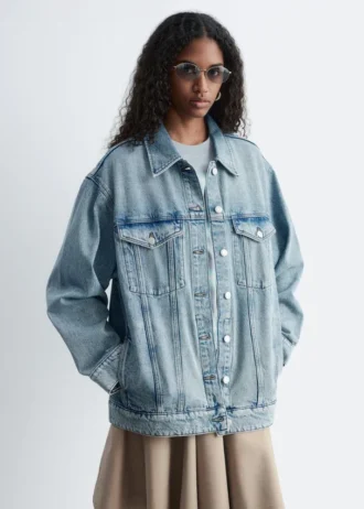 Oversized denimjakke