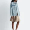 Oversized denimjakke