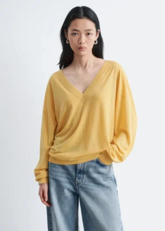 Oversized genser i merinoull