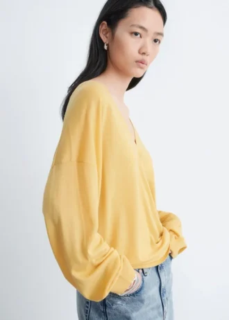 Oversized genser i merinoull
