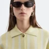 Oversized polo-strikket Cardigan Oversized polo-strikket Cardigan