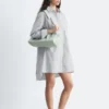 Oversized skjorte-minikjole
