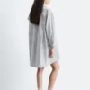 Oversized skjorte-minikjole
