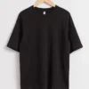 Oversized T-skjorte i bomullsjersey Oversized T-skjorte i bomullsjersey