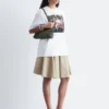 Oversized T-skjorte med trykk