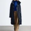 Parka med snøring Parka med snøring