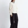 Peplum-top i bomull