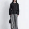 Peplum-top i bomull