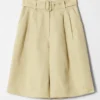 Plisserte Bermuda-Shorts Plisserte Bermuda-Shorts