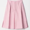 Plisserte Bermuda-Shorts Plisserte Bermuda-Shorts