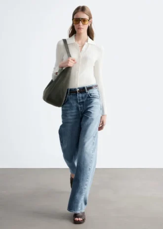 Pointelle Rib Polo-skjorte