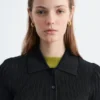 Pointelle Rib Polo-skjorte Pointelle Rib Polo-skjorte