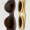 Polariserte Cat-Eye-solbriller i acetat Polariserte Cat-Eye-solbriller i acetat