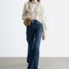 Press-Crease utvidede Jeans