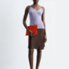Ribbestrikket bluse