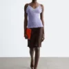 Ribbestrikket bluse