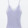 Ribbestrikket bluse