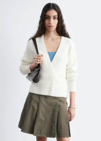 Ribbestrikket Cardigan