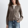 Ribbestrikket cardigan Ribbestrikket cardigan