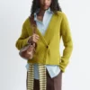 Ribbestrikket Cardigan