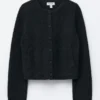 Ribbestrikket cardigan Ribbestrikket cardigan