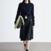 Ribbestrikket cardigan