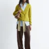 Ribbestrikket Cardigan